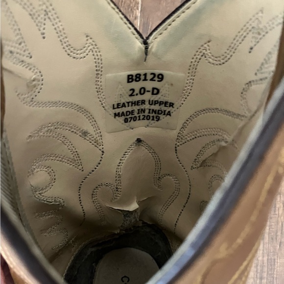 Cody James Boys’ (or Girls’) Cowboy Boots sz 2 Youth 2-D - Picture 12 of 16